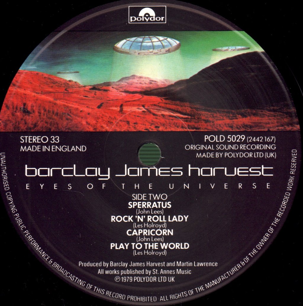 Barclay James Harvest - Eyes Of The Universe - Lp