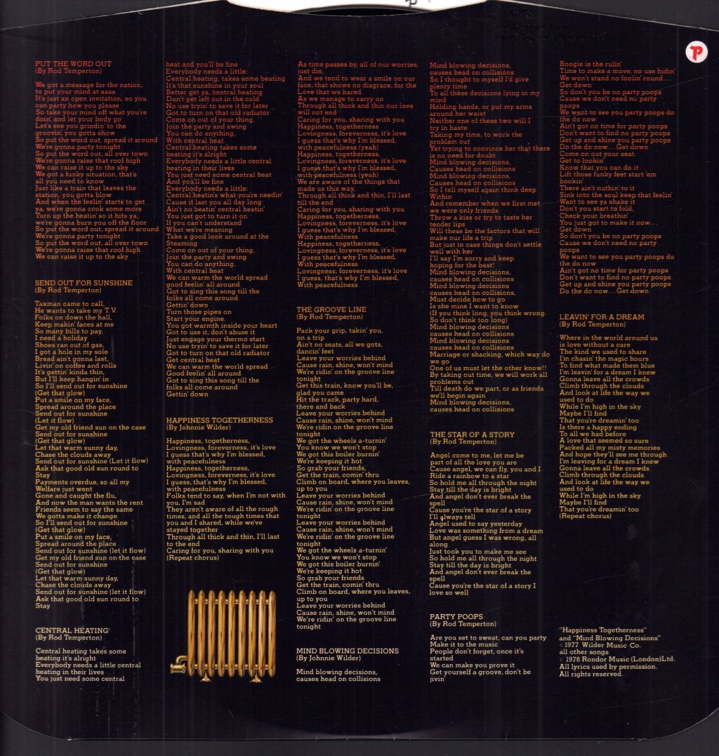 Heatwave - Central Heating - Lp
