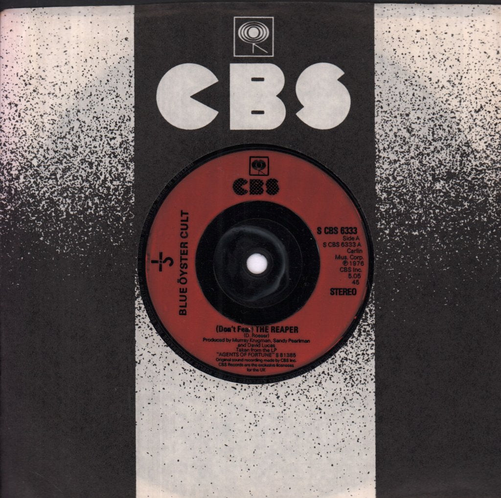 Blue Oyster Cult - Don't Fear The Reaper - 7 Inch