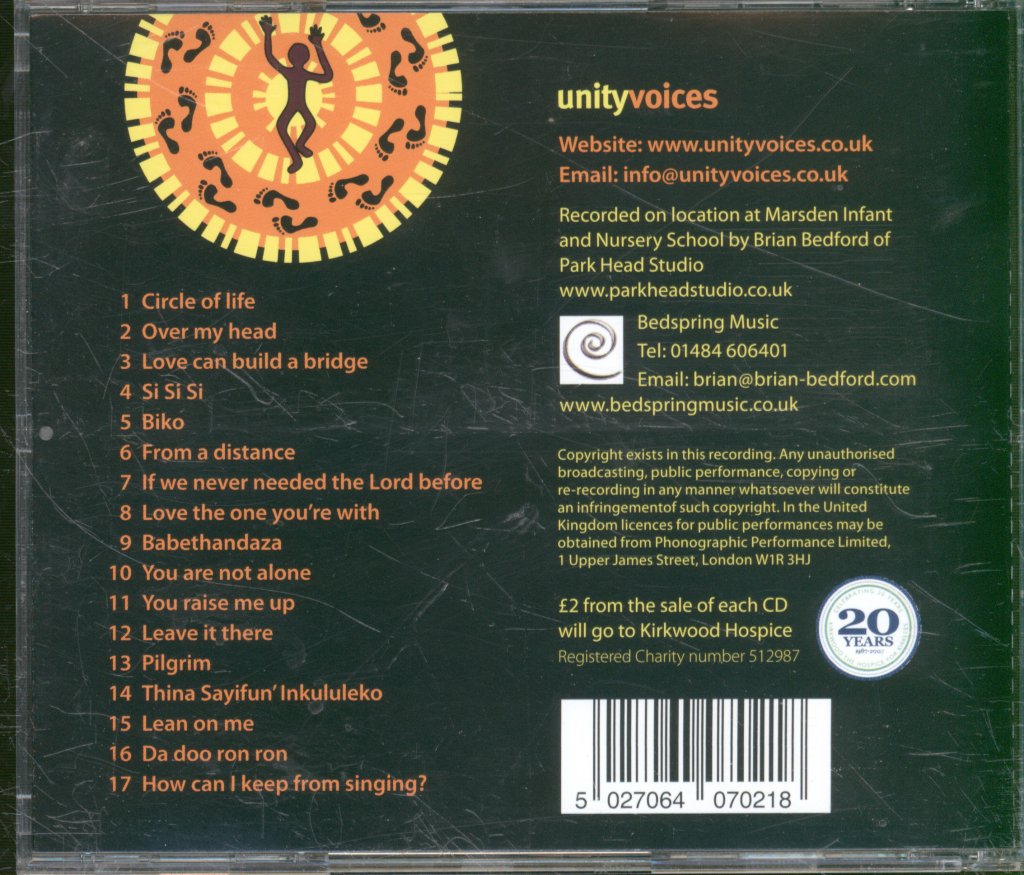 unityvoices - Circle Of Life - Cd
