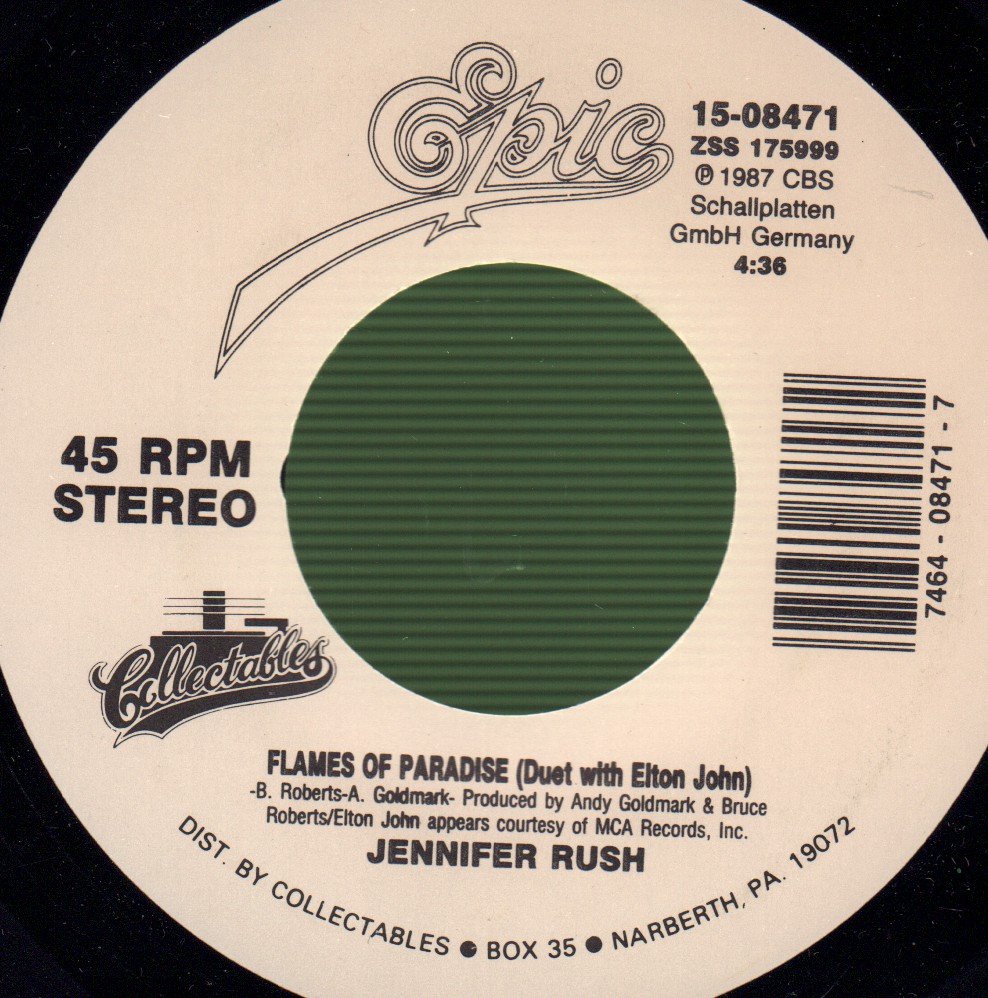 Jennifer Rush - Power Of Love - 7 Inch
