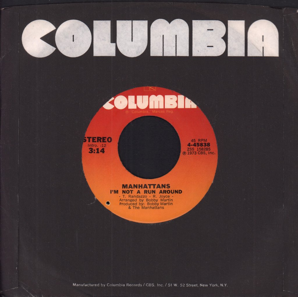 Manhattans - There's No Me Without You - 7 Inch