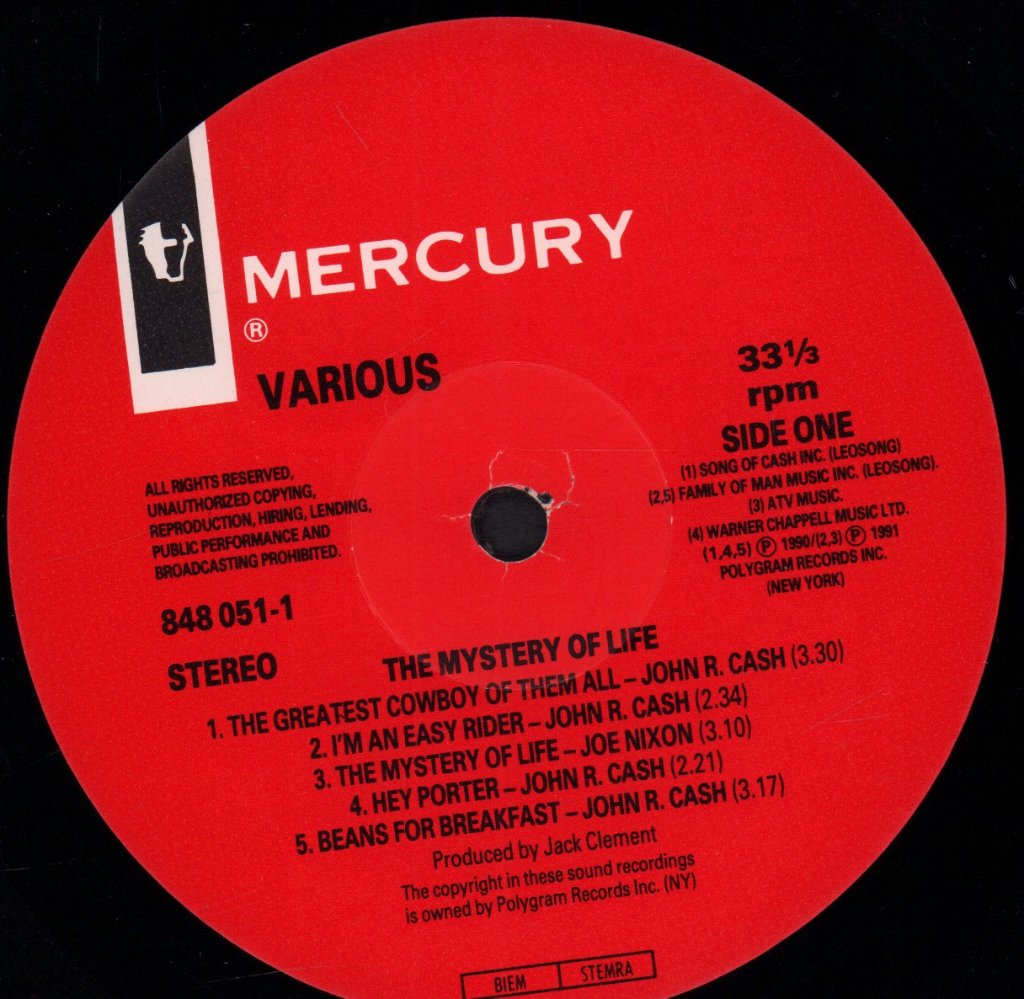 Johnny Cash - Mystery Of Life - Lp