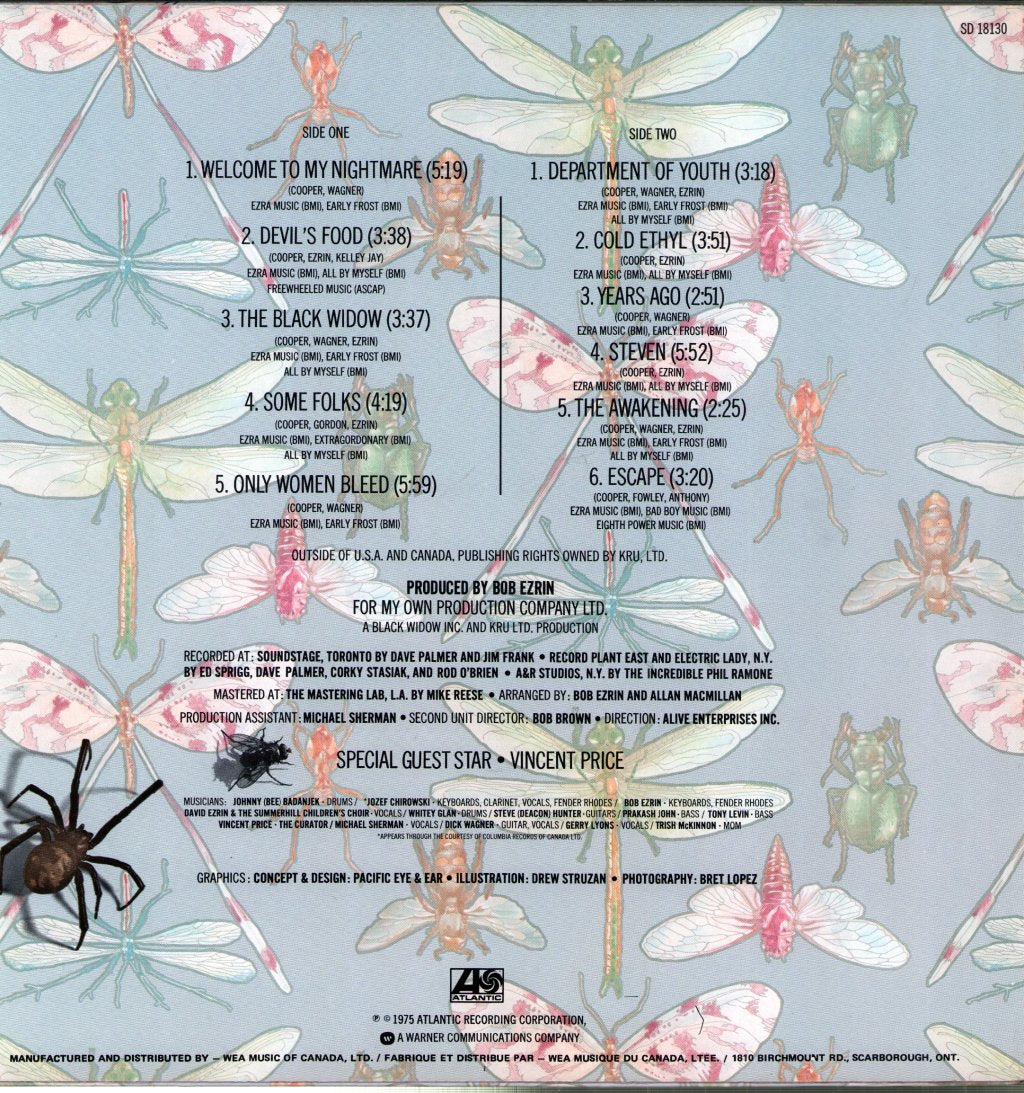 Alice Cooper - Welcome To My Nightmare - Lp