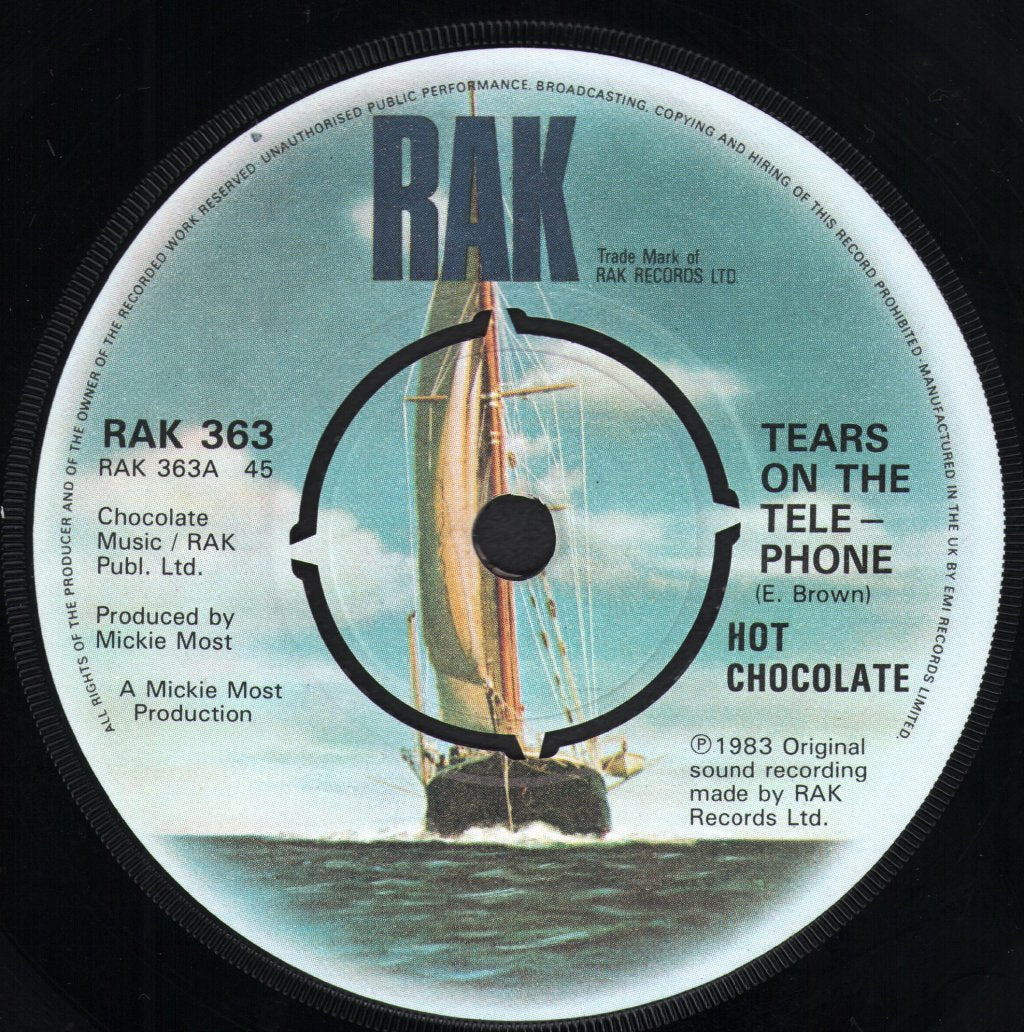Hot Chocolate - Tears On The Telephone - 7 Inch
