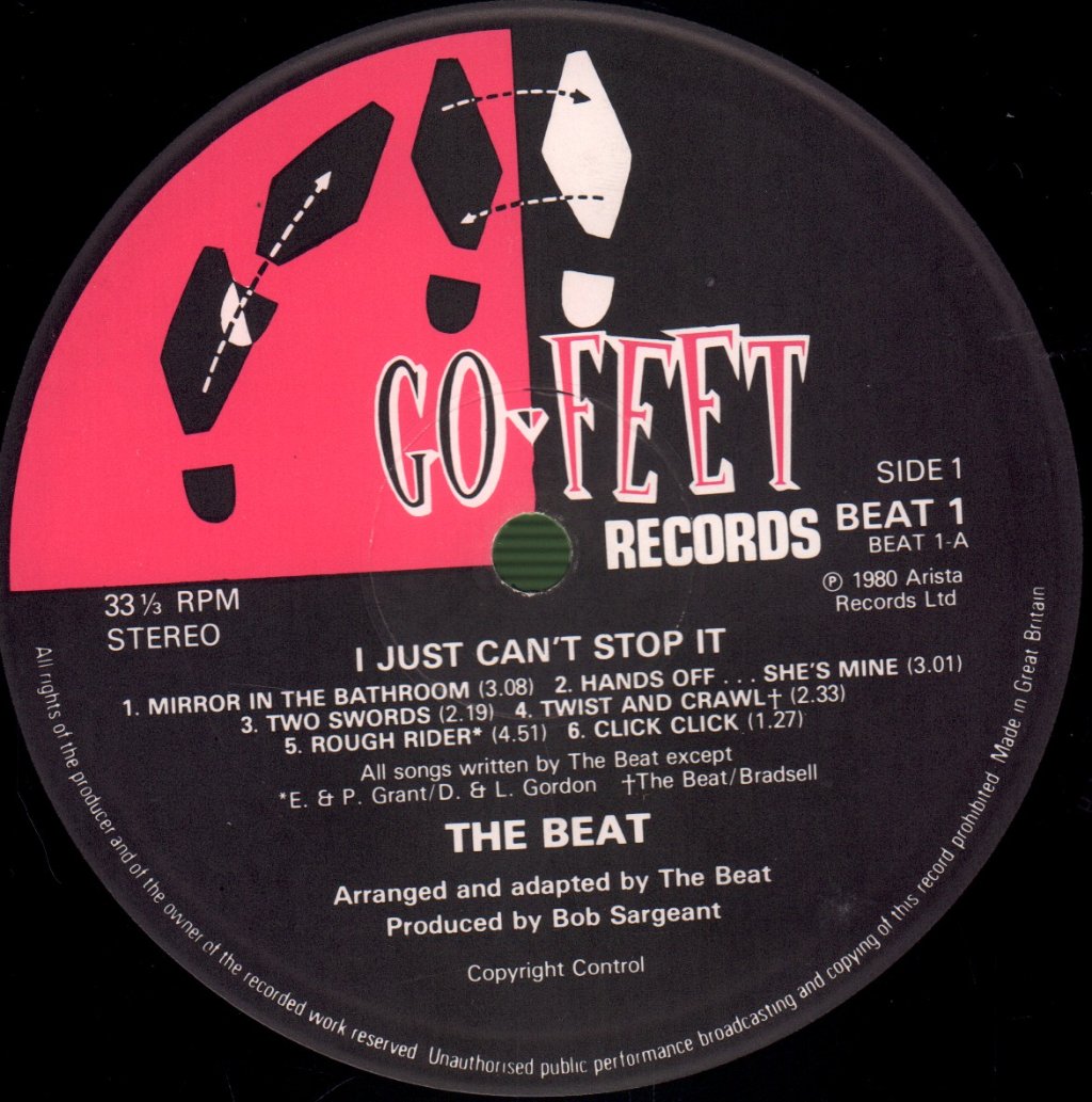 Beat - I Just Can't Stop It - Lp