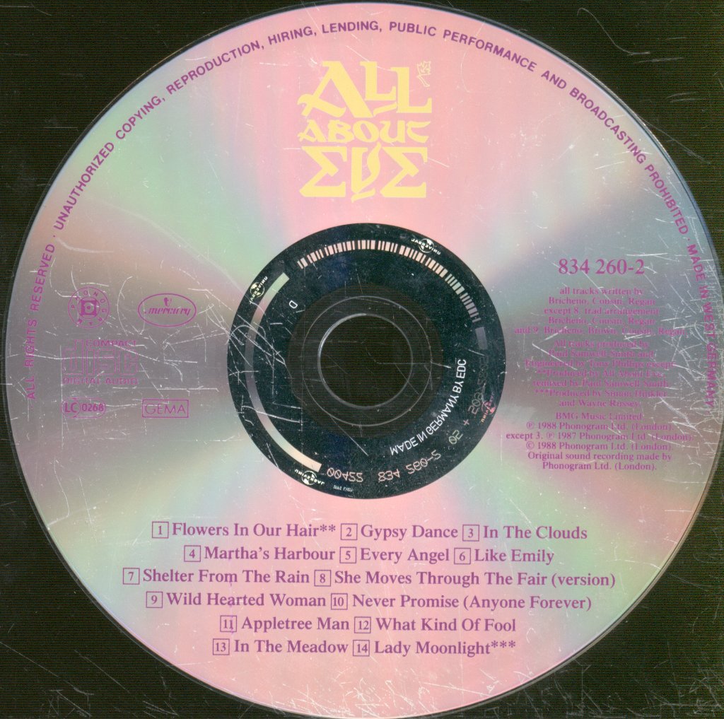 All About Eve - All About Eve - Cd