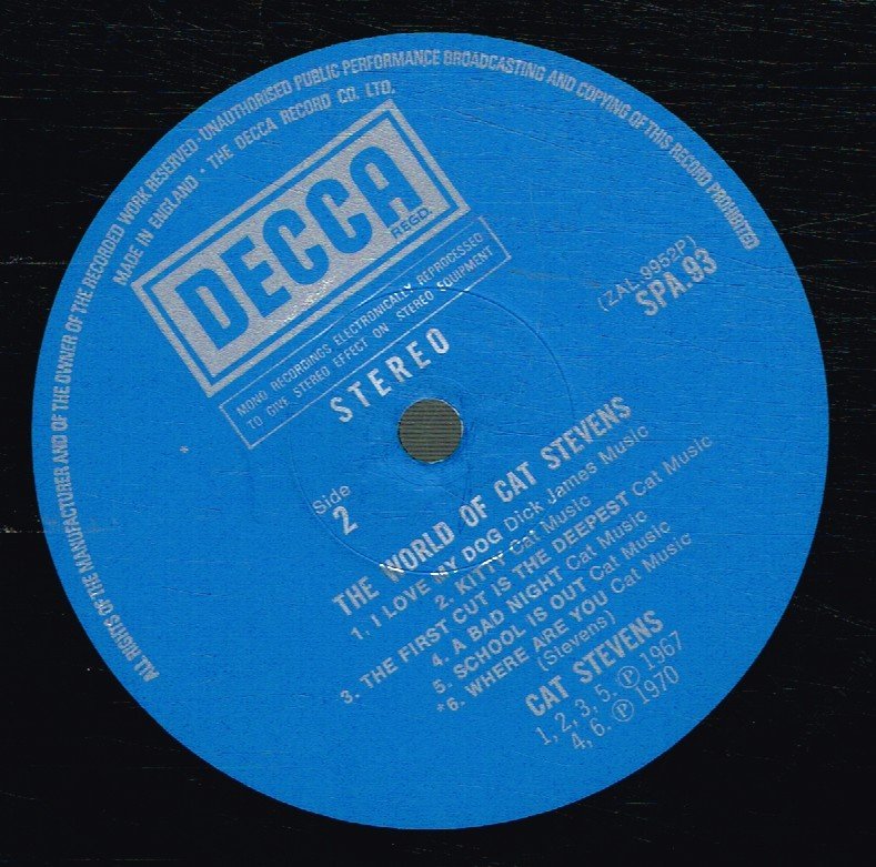 Cat Stevens - World Of - Lp