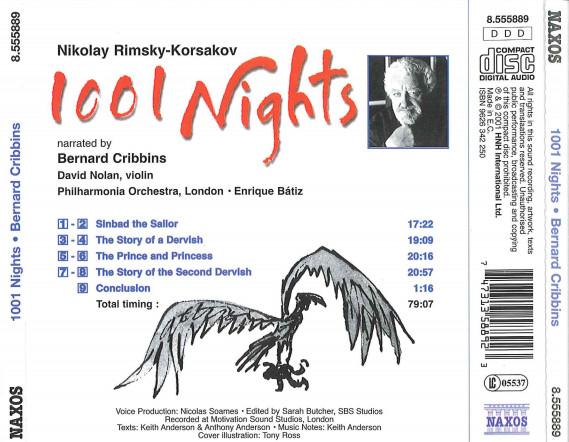Bernard Cribbins - Nikolai Rimsky-Korsakov - 1001 Nights - Cd