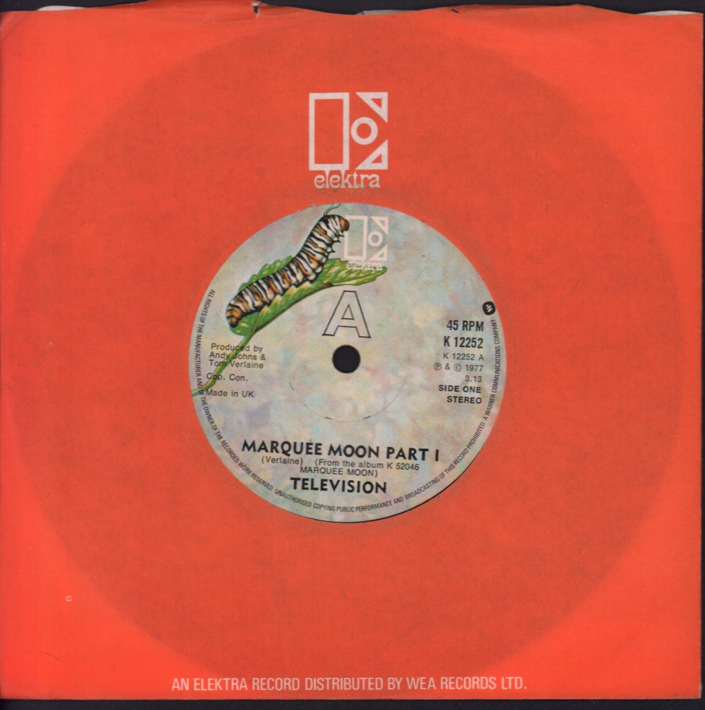 Television - Marquee Moon - 7 Inch
