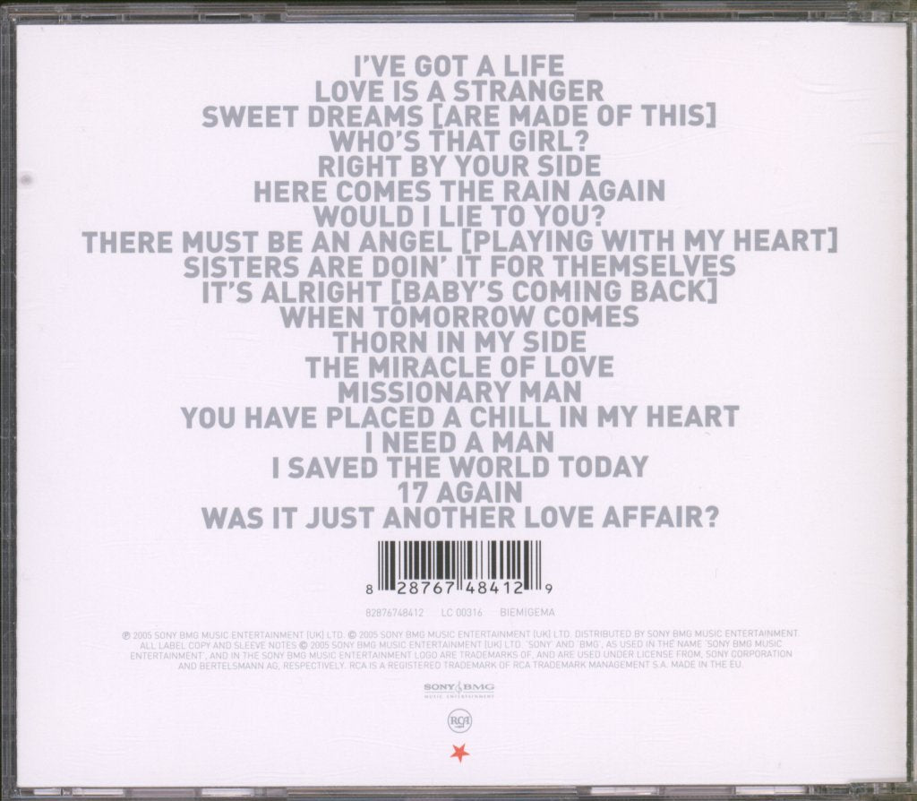 Eurythmics - Ultimate Collection - Cd
