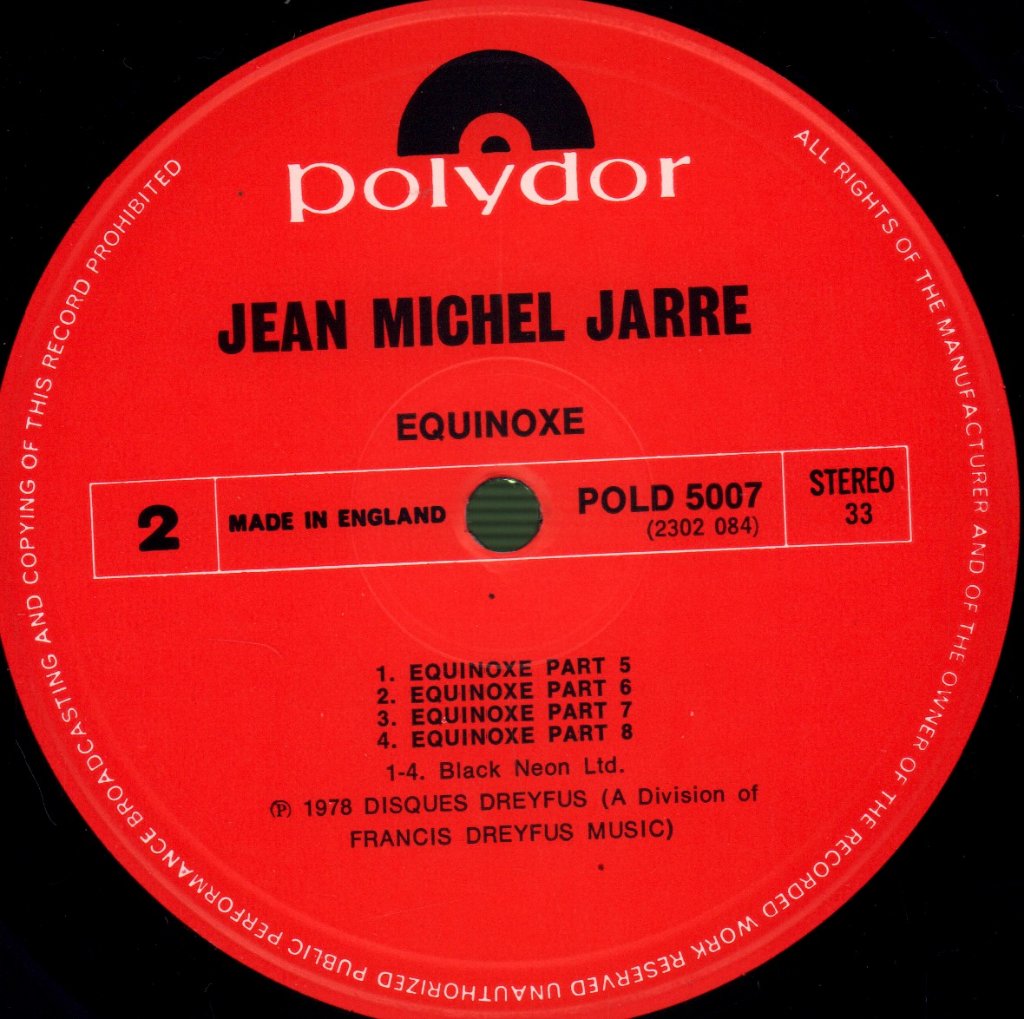 Jean Michel Jarre - Equinoxe - Lp