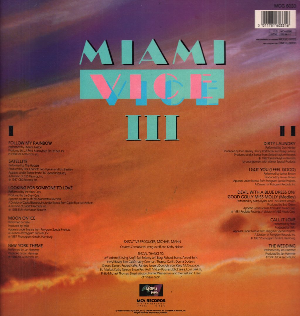Various Artists - Miami Vice 3 - Lp