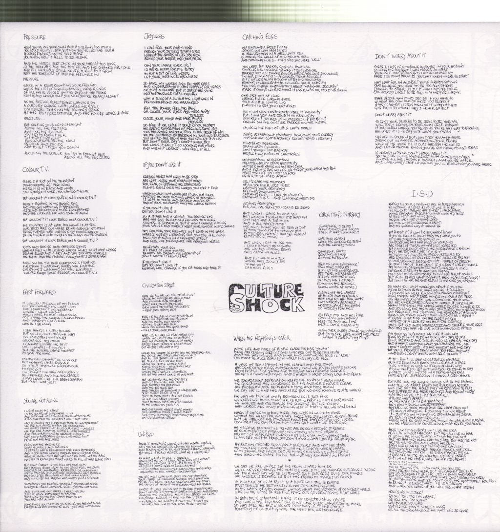 Culture Shock - Onwards & Upwards - Lp