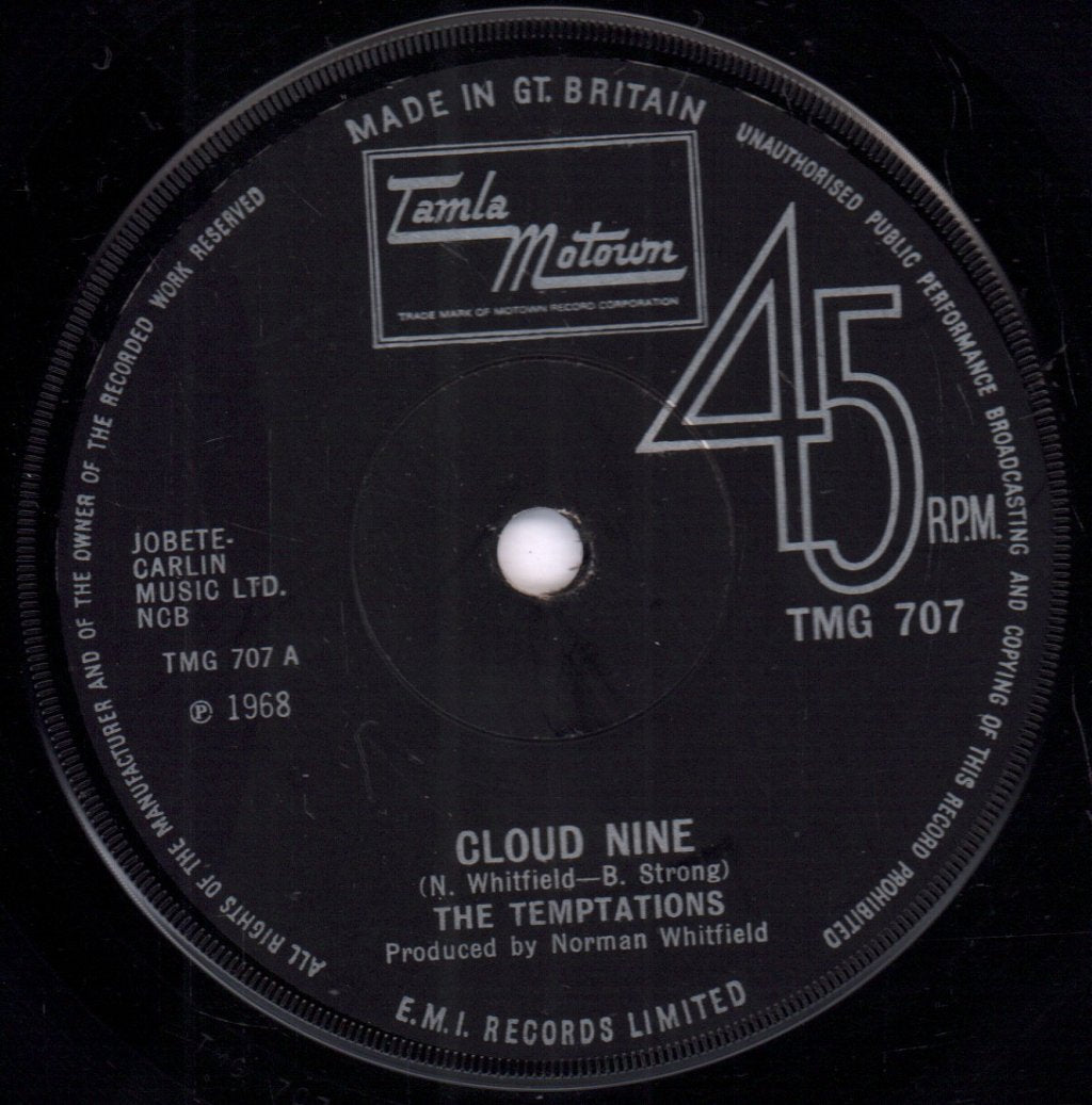 Temptations - Cloud Nine - 7 Inch