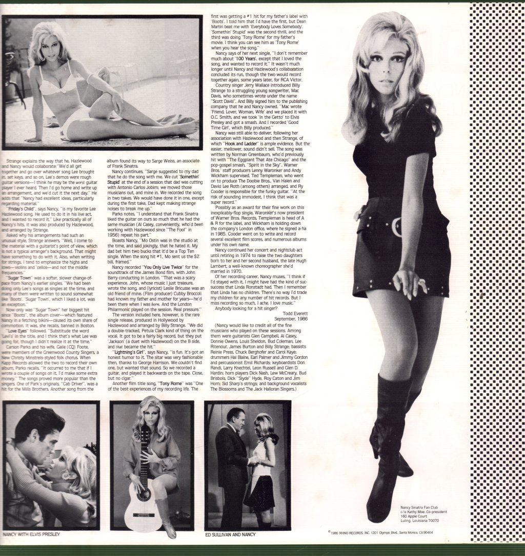 Nancy Sinatra - Boots (All Time Hits) - Lp