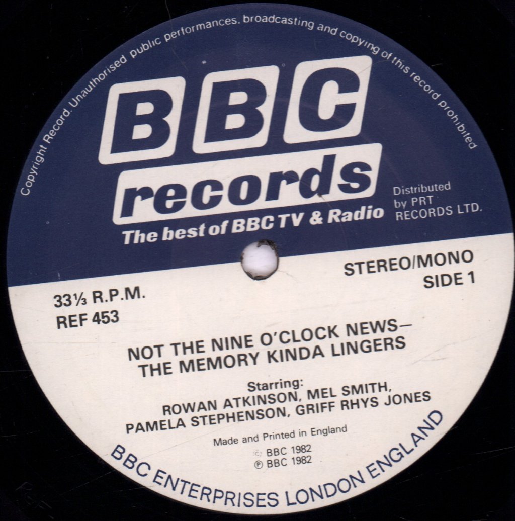 Not The Nine O'Clock News - Memory Kinda Lingers - Double Lp