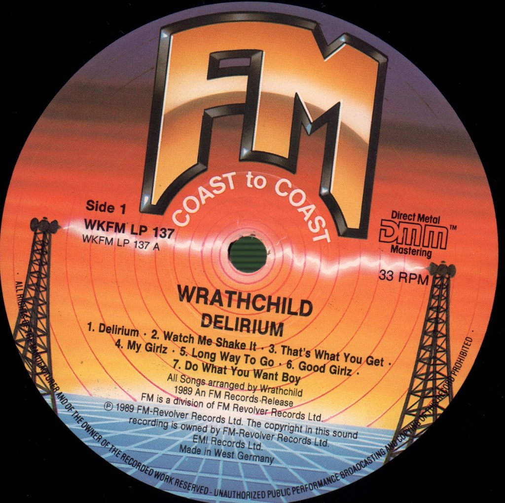 Wrathchild - Delirium - Lp