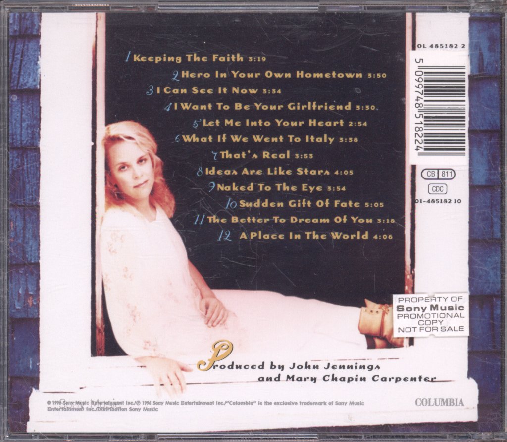 Mary Chapin Carpenter - A Place In The World - Cd