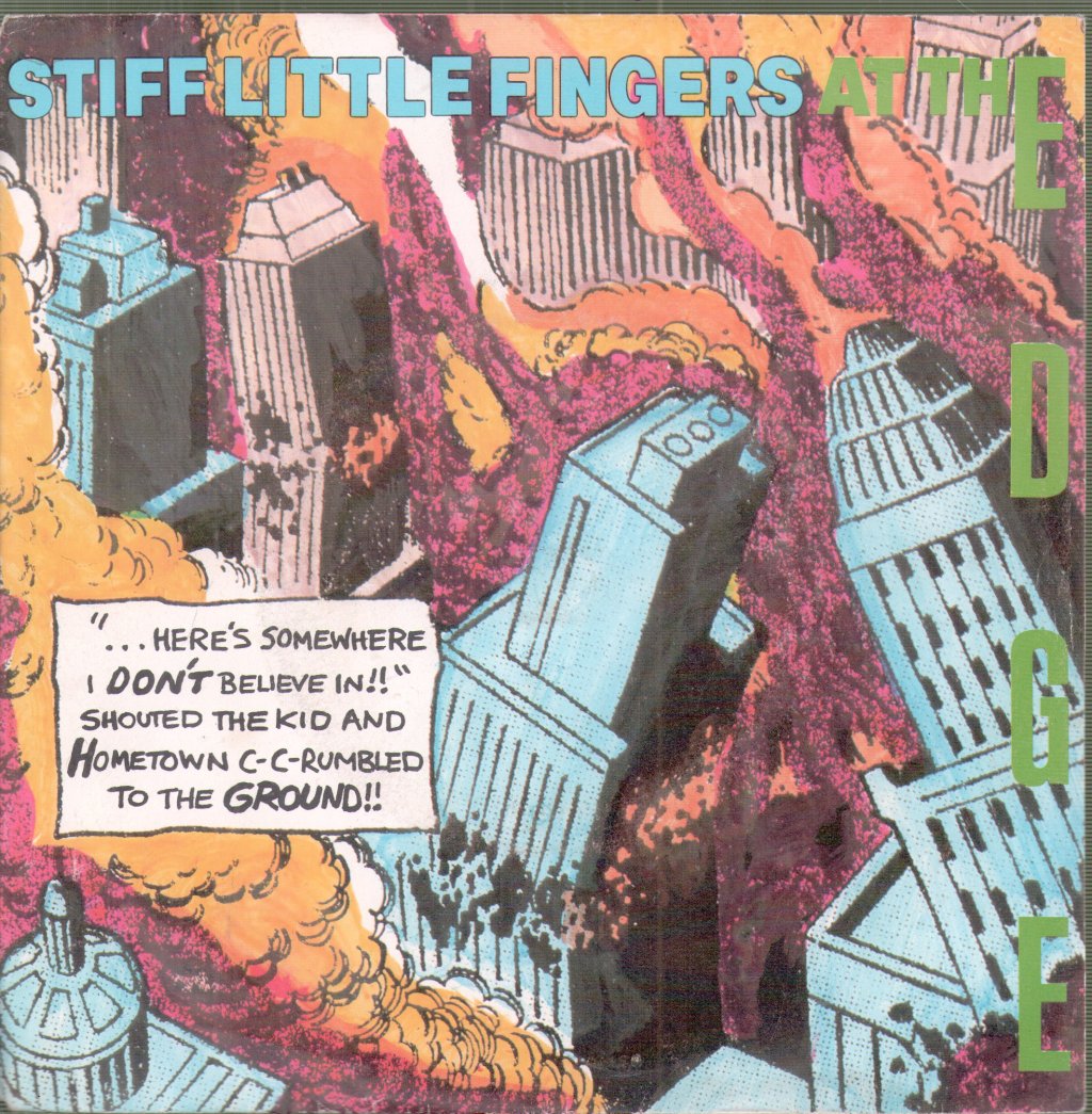 Stiff Little Fingers - At The Edge - 7 Inch
