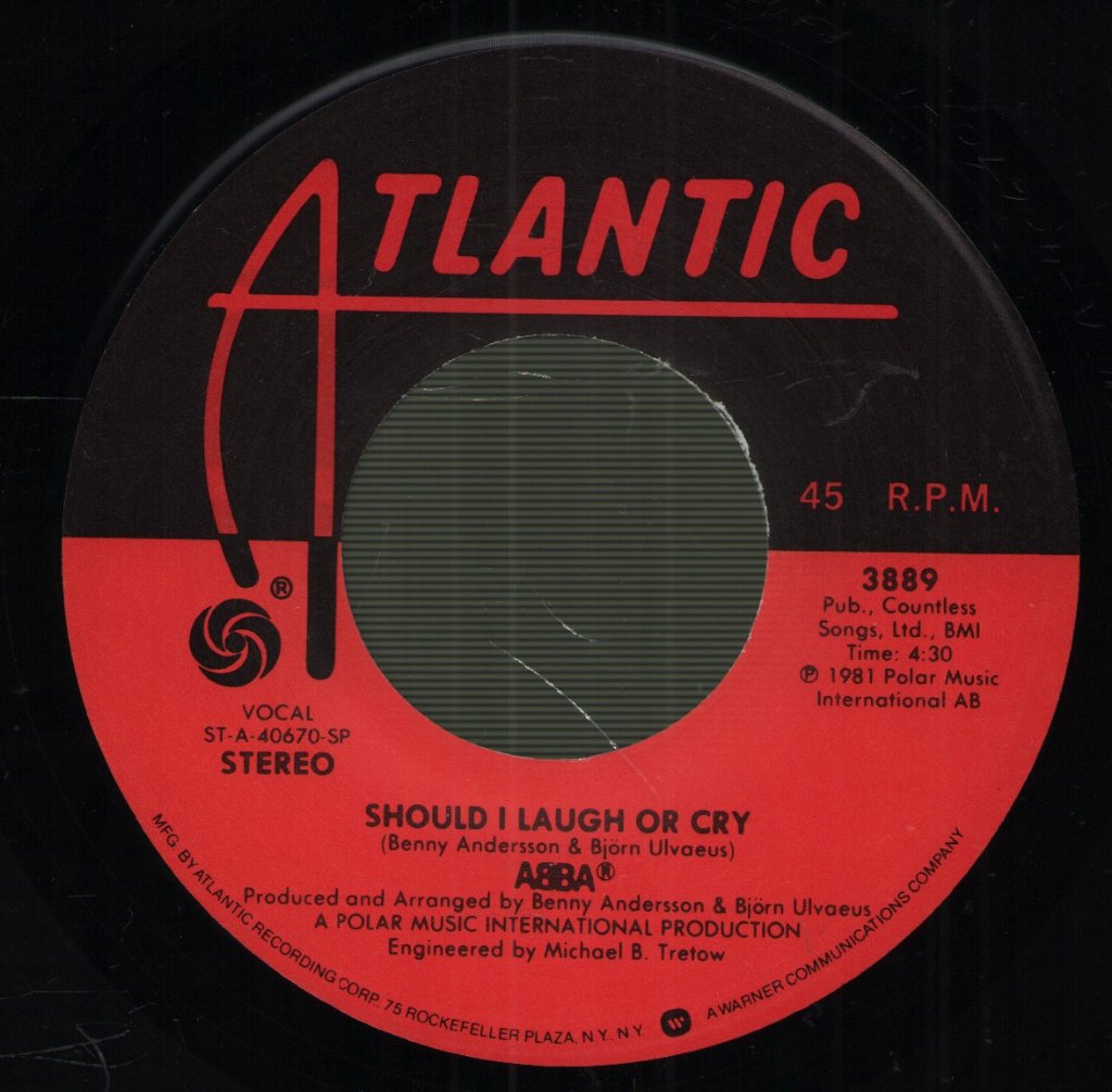 ABBA - When All Is Said And Done B/W Should I Laugh Or Cry - 7 Inch