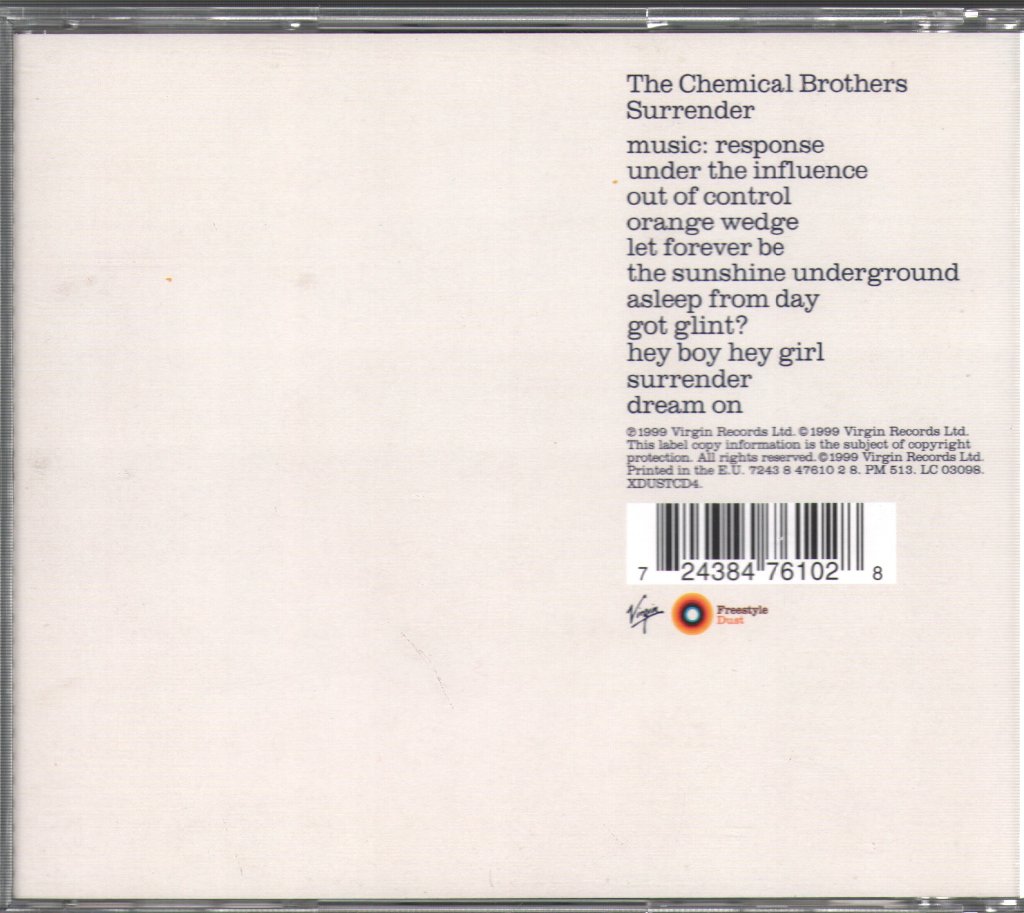 Chemical Brothers - Surrender - Cd