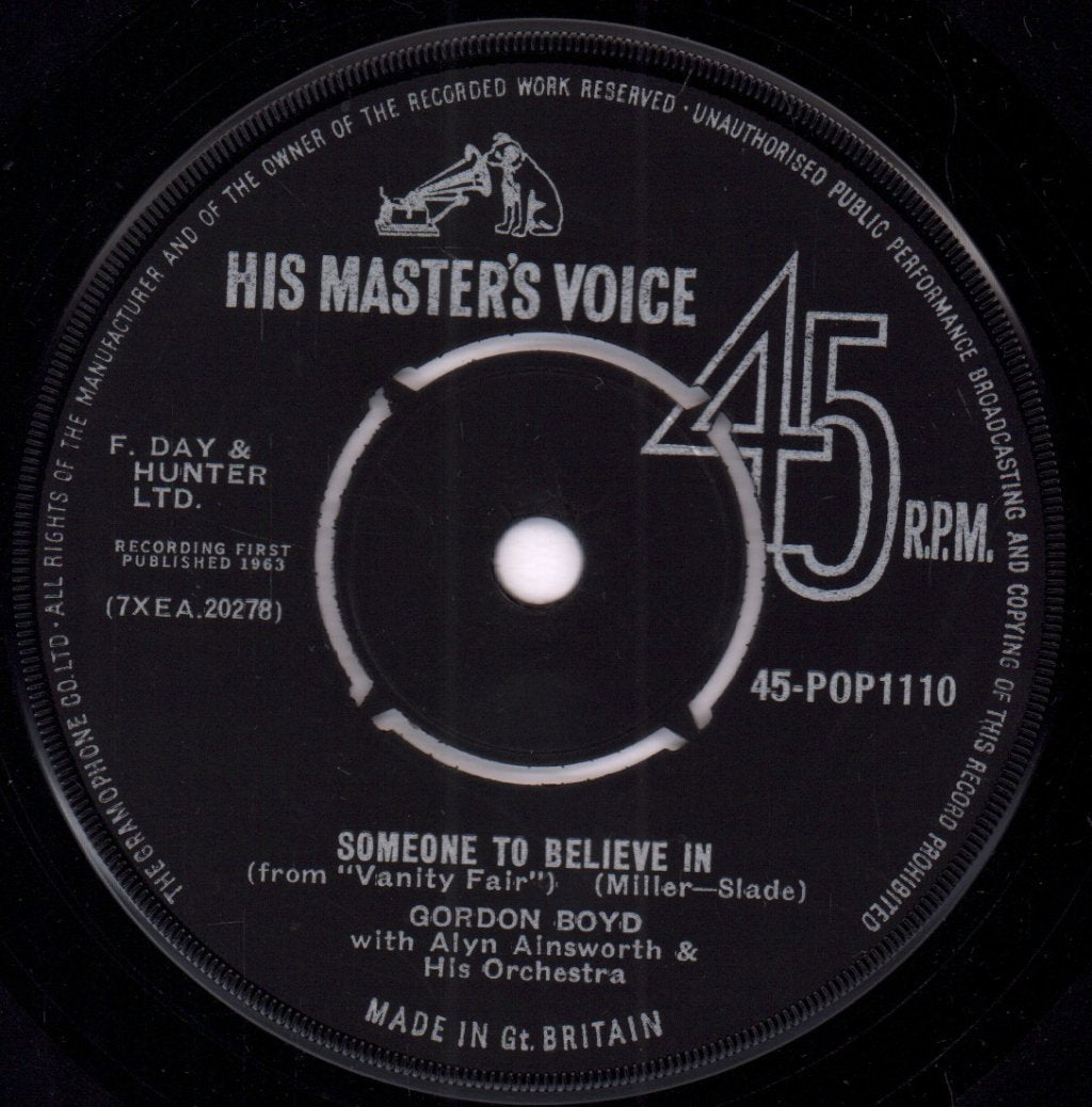 Gordon Boyd - There She Is - 7 Inch