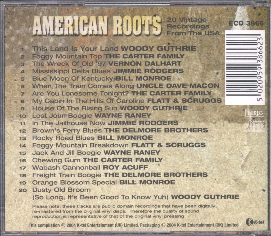 Various Artists - American Roots - Cd