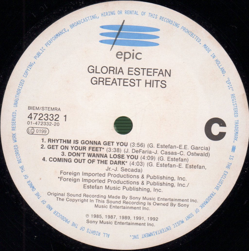 Gloria Estefan - Greatest Hits - Double Lp