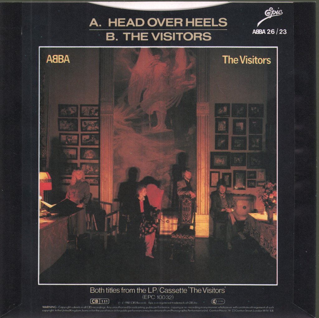 ABBA - Head Over Heels - 7 Inch