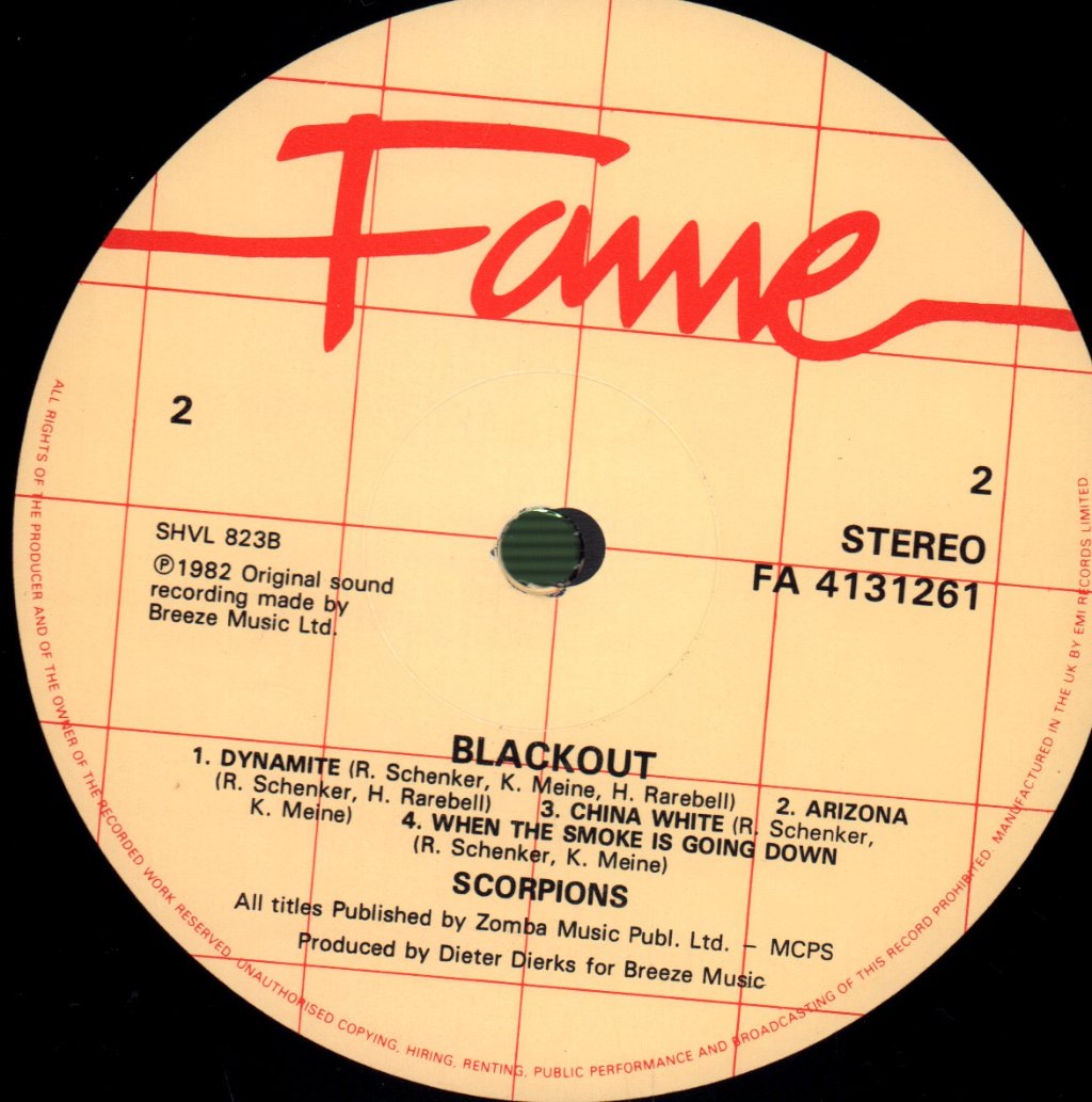 Scorpions - Blackout - Lp