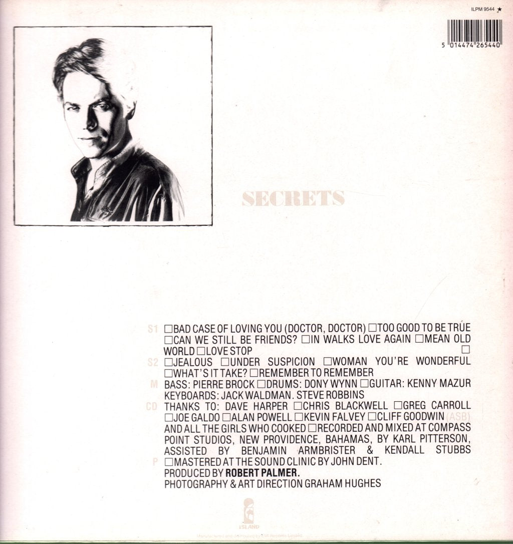 Robert Palmer - Secrets - Lp