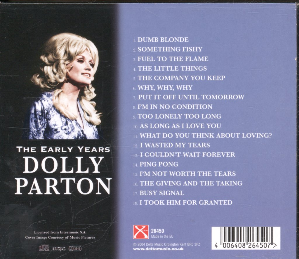 Dolly Parton - Early Years - Cd