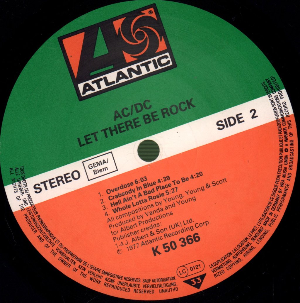AC/DC - Let There Be Rock - Lp