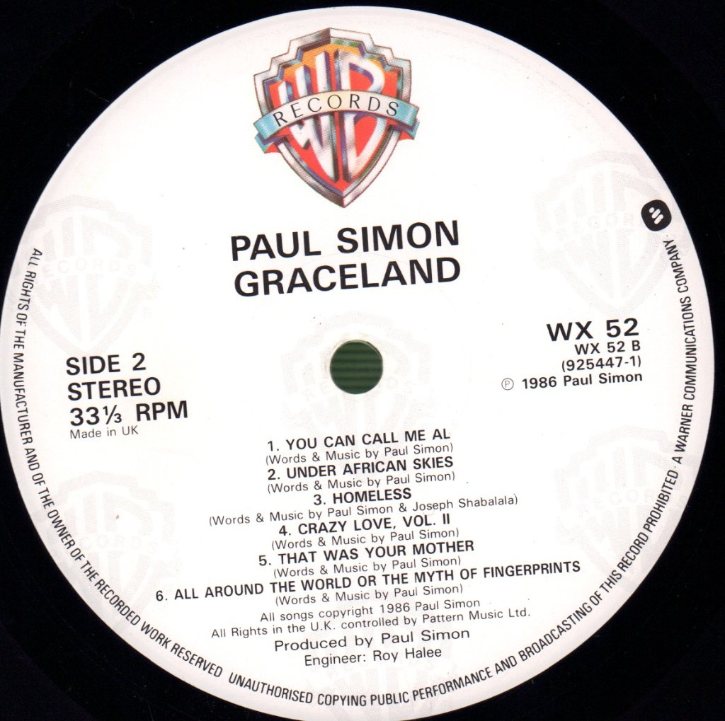 Paul Simon - Graceland - Lp