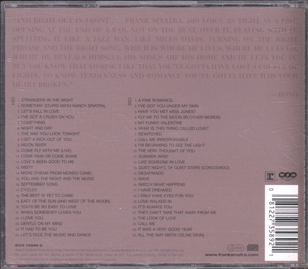 Frank Sinatra - A Fine Romance - The Love Songs Of Frank Sinatra - Double Cd