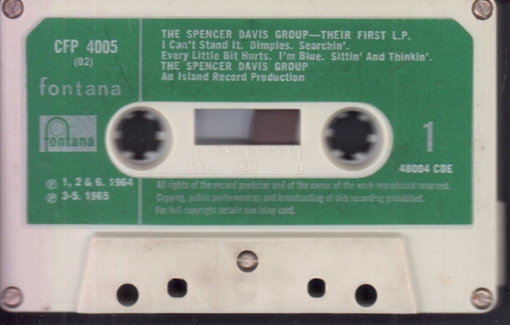 Spencer Davis Group - Their First LP - Cassette