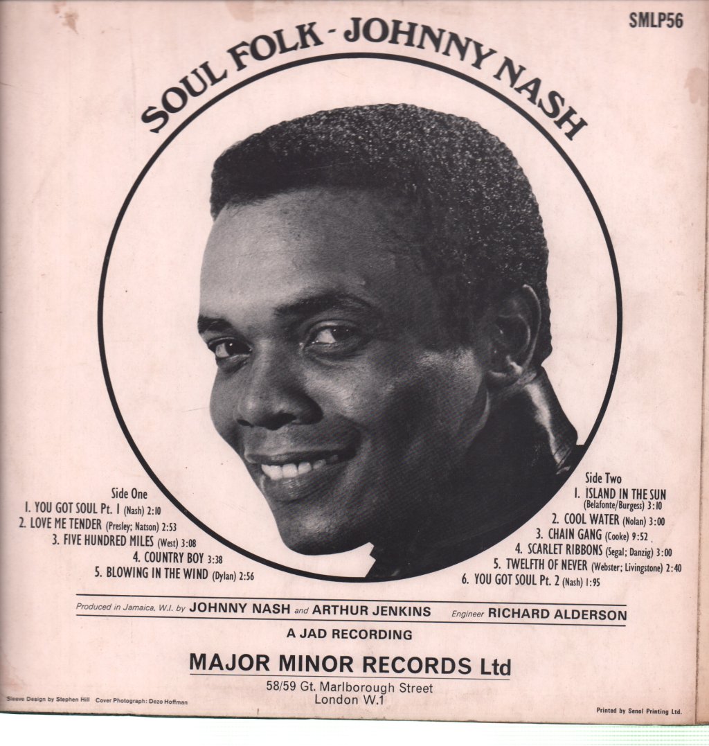 Johnny Nash - Soul Folk - Lp