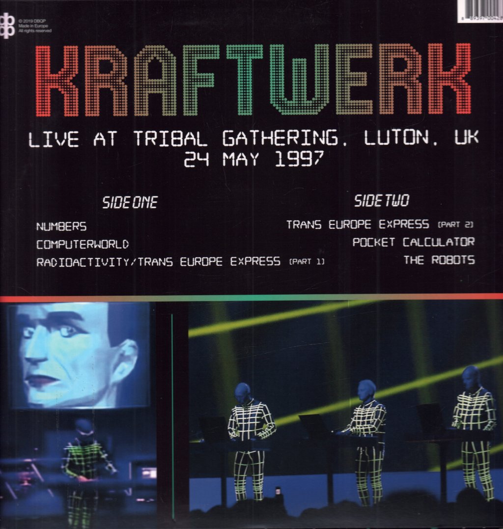 Kraftwerk - Live At Tribal Gathering, Luton, UK 24 May 1997 - Lp