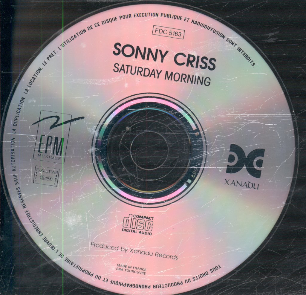 Sonny Criss - Saturday Morning - Cd