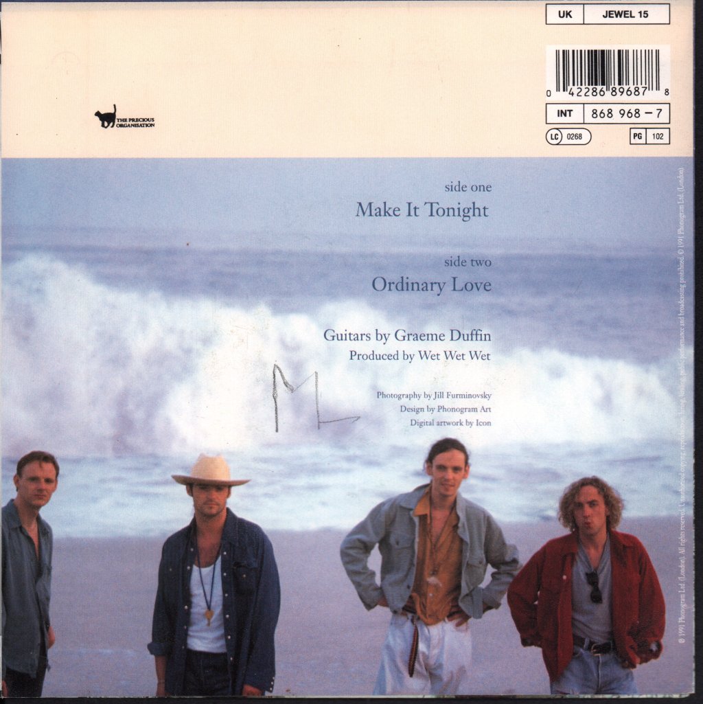Wet Wet Wet - Make It Tonight - 7 Inch