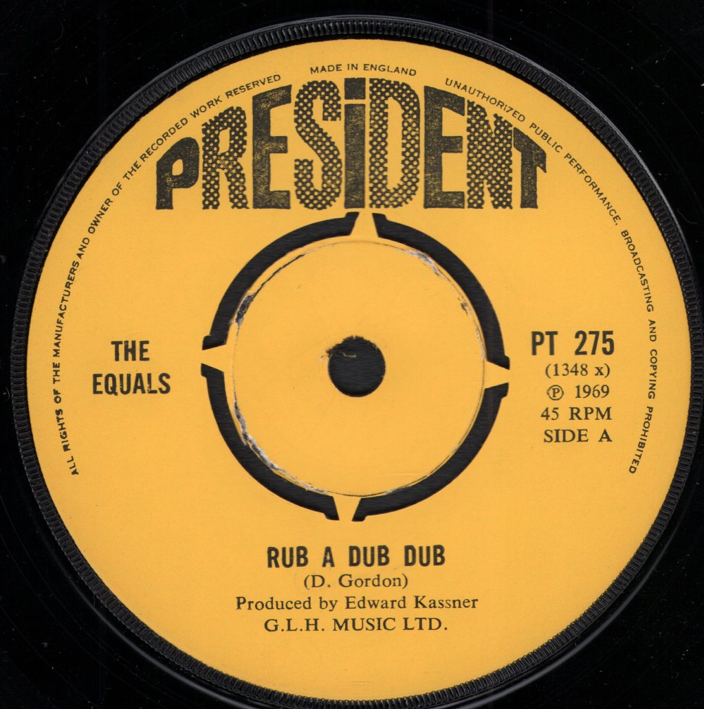 Equals - Rub A Dub Dub - 7 Inch