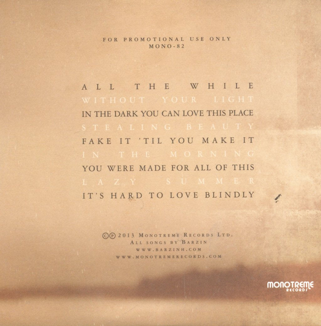 Barzin - To Live Alone In That Long Summer - Cd