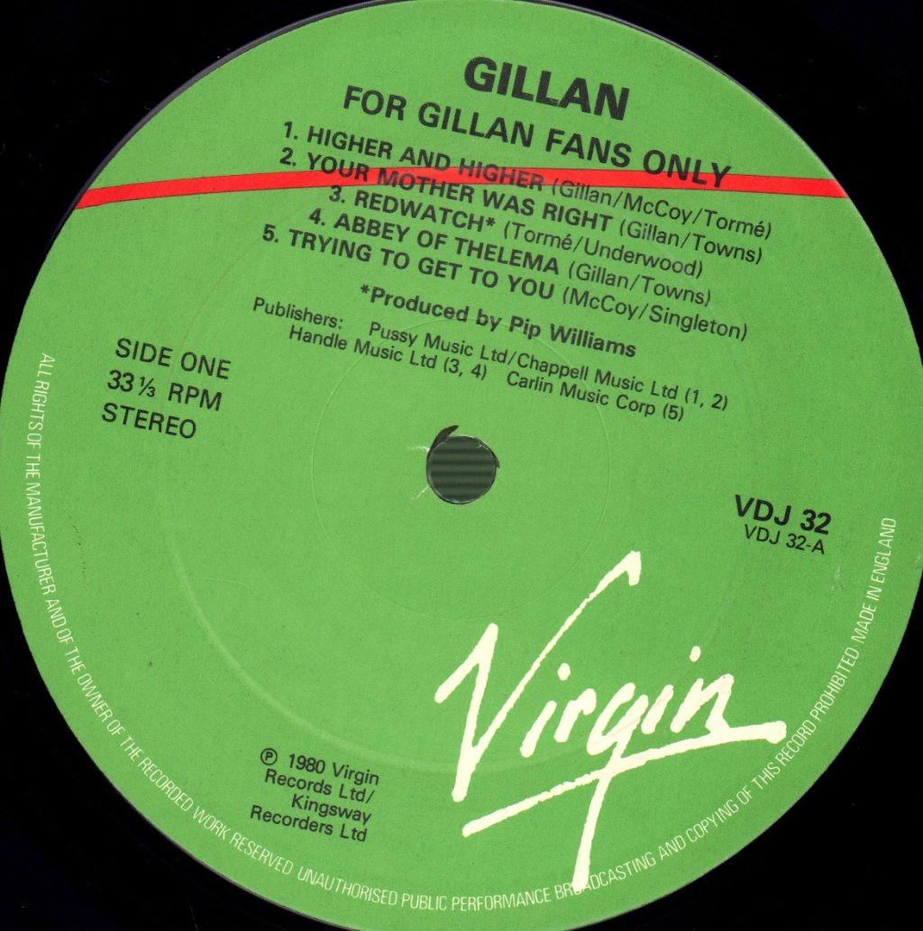 Gillan - Glory Road - Double Lp