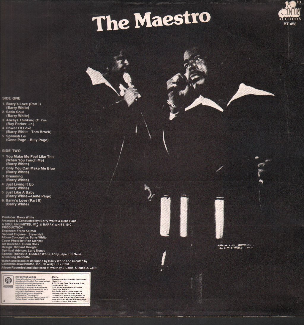 Love Unlimited Orchestra - White Gold - Lp