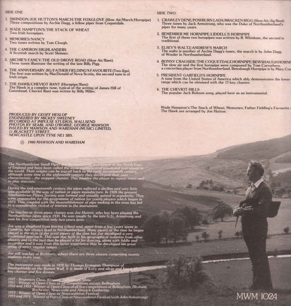 Joe Hutton - Of Coquetdale - Lp