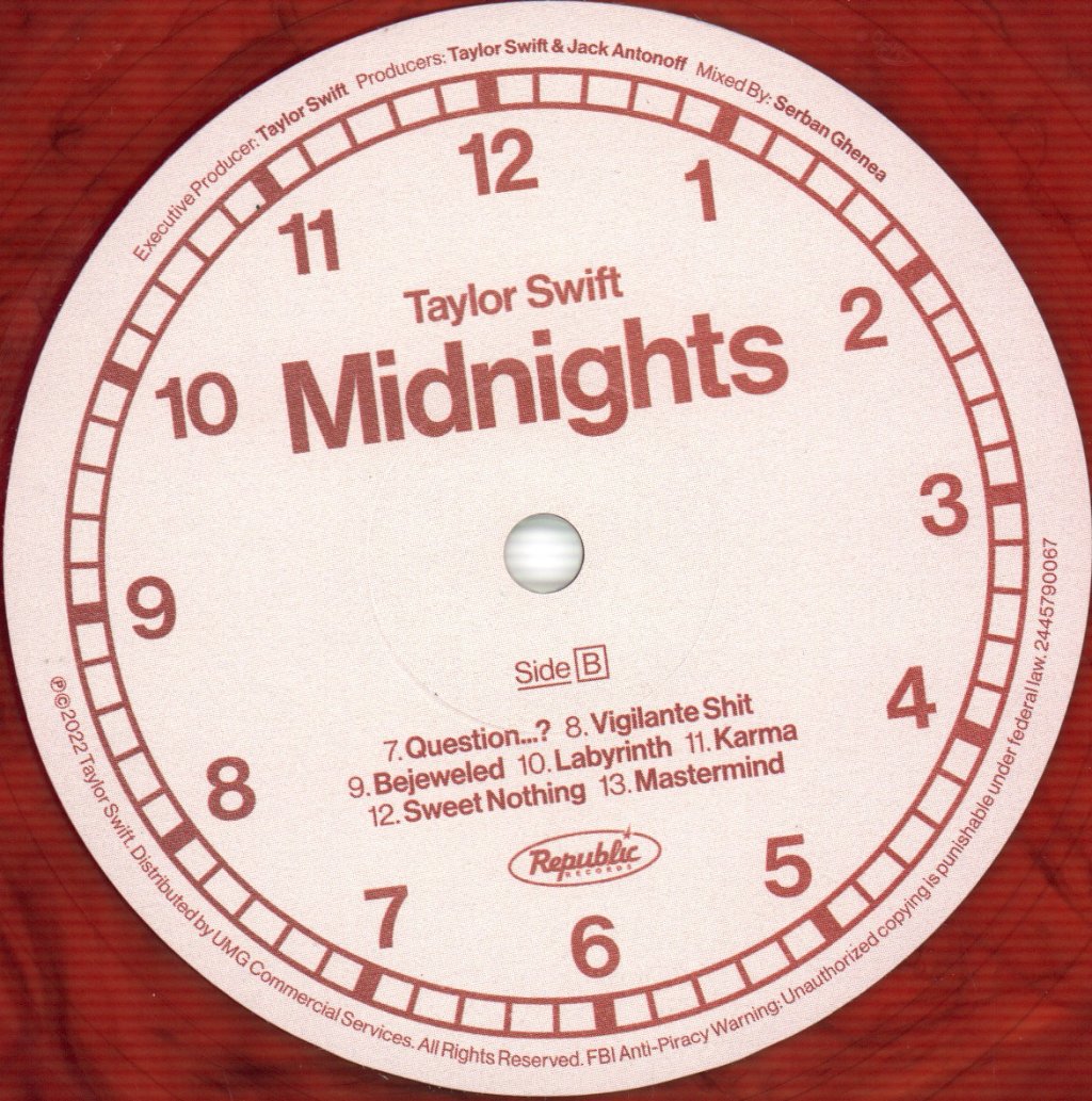 Taylor Swift - Midnights - Lp
