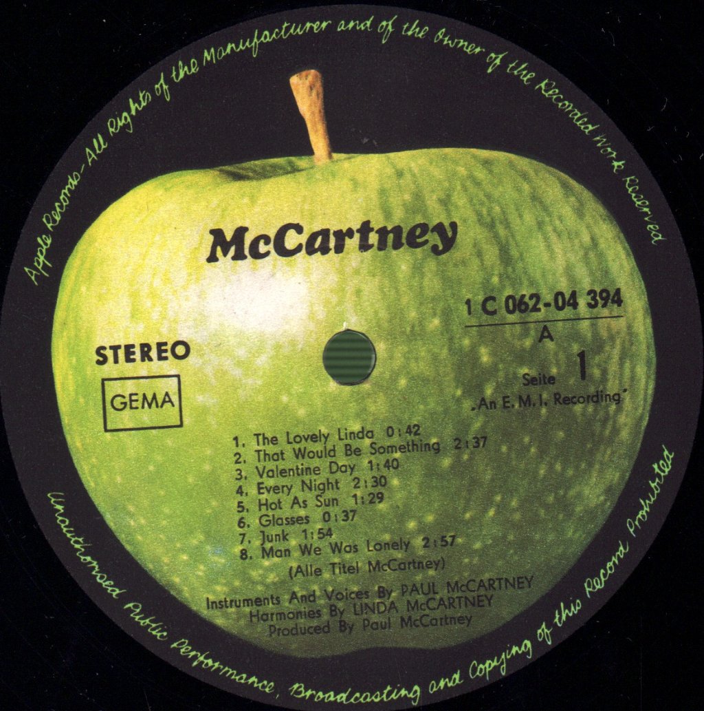 Paul McCartney - McCartney - Lp