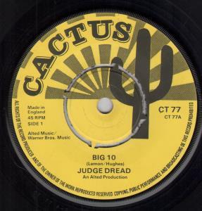 Judge Dread - Big 10 - 7 Inch