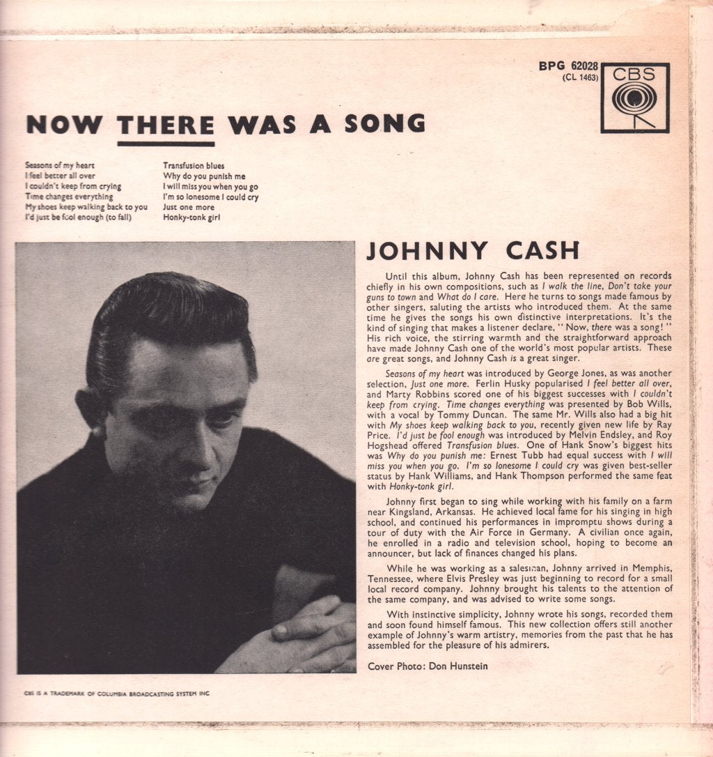 Johnny Cash - There Was A Song - Lp